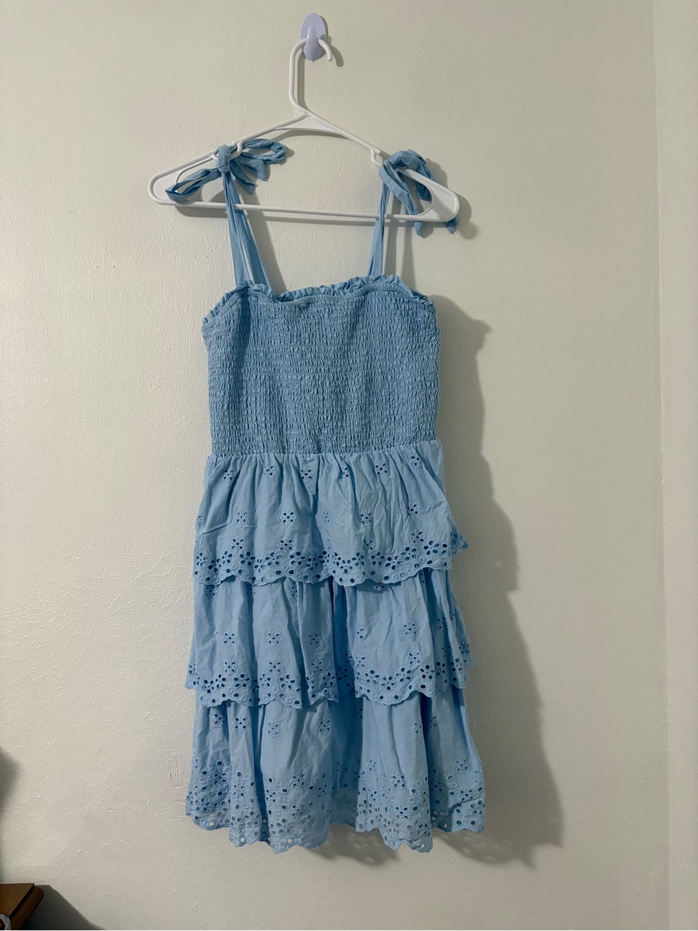 American Eagle Eyelet Tiered Sundress | Size: Medium